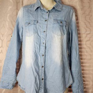 Noble U Los Angeles Button up Shirt size Large